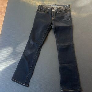 Dark denim boot cut